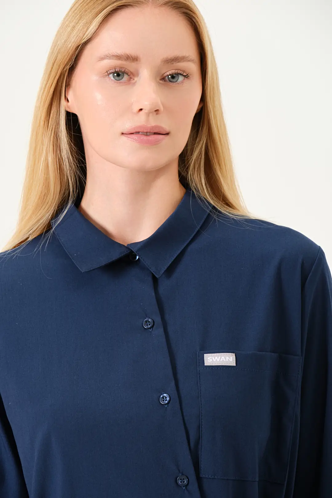 LUNA - LACİVERT KADIN TESETTÜR ÜST ÜNİFORMA - 4