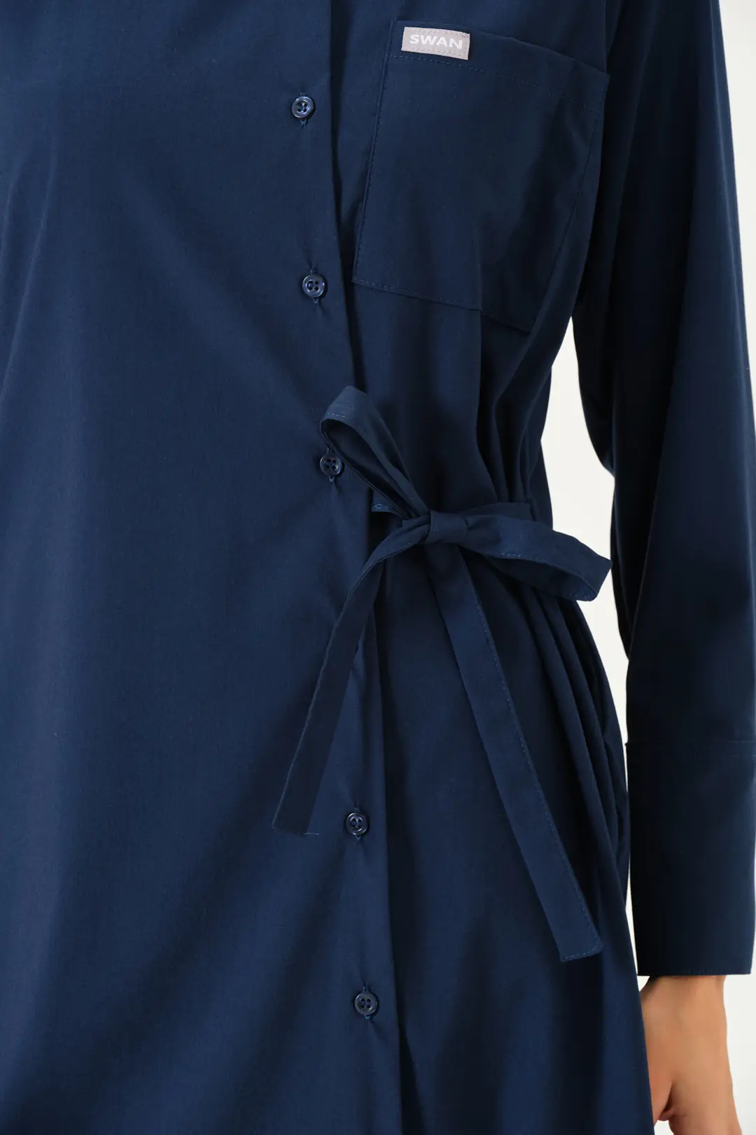 LUNA - LACİVERT KADIN TESETTÜR ÜST ÜNİFORMA - 5