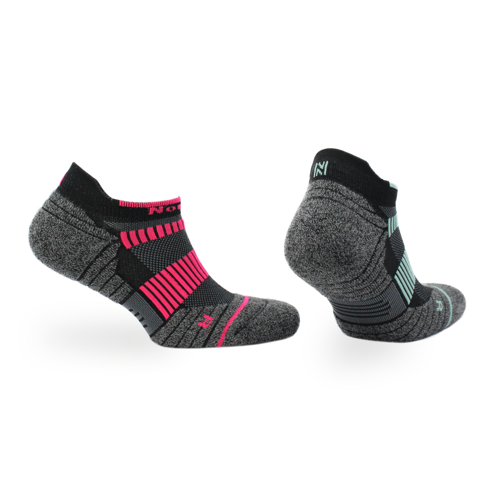 Lynx PRO Prolen Dry Touch Kısa Kesim Yürüyüş ve Koşu Çorabı Pembe/Turkuaz