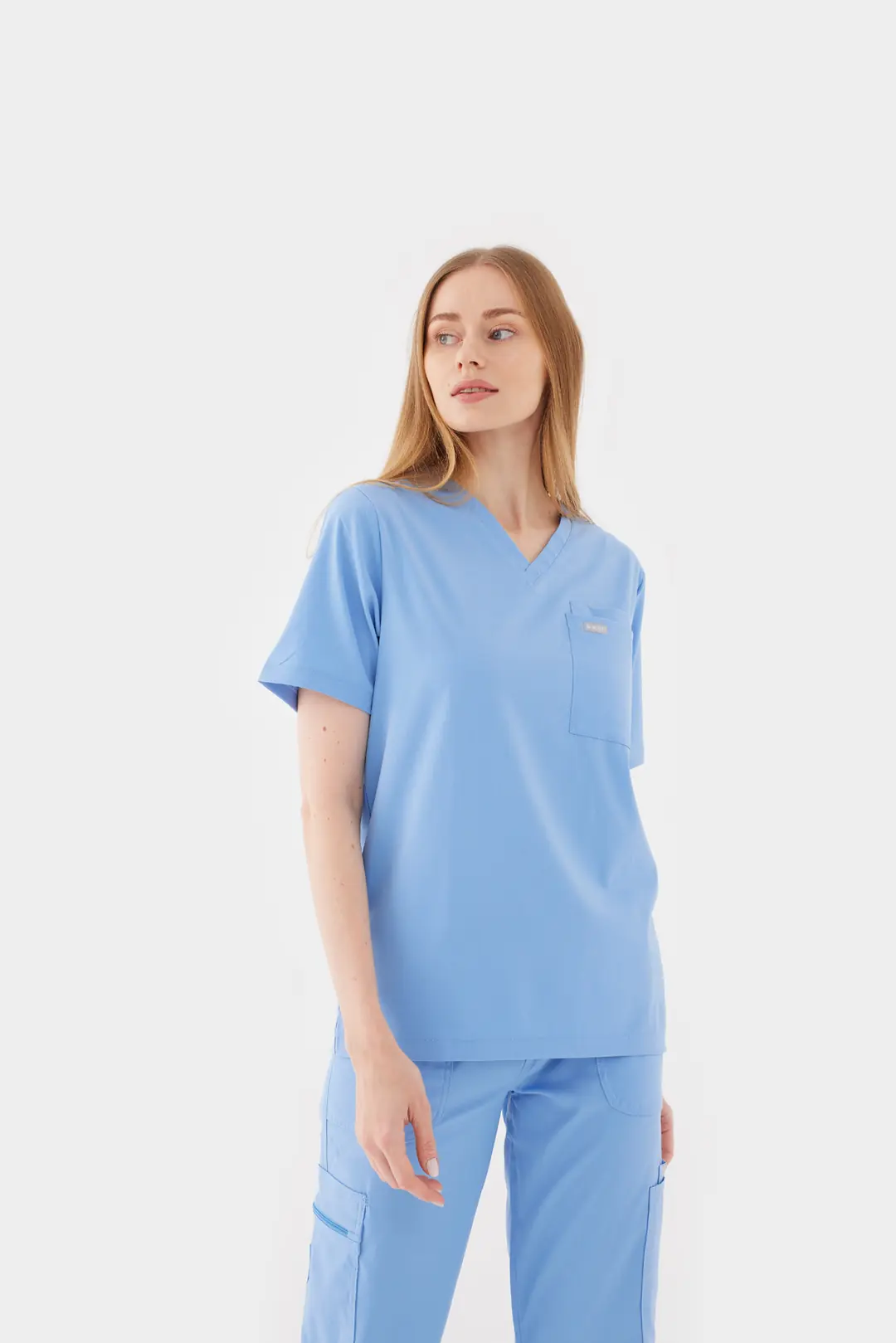 LYON - Bebe Mavisi Kadın Üst Üniforma (OVERSİZE)