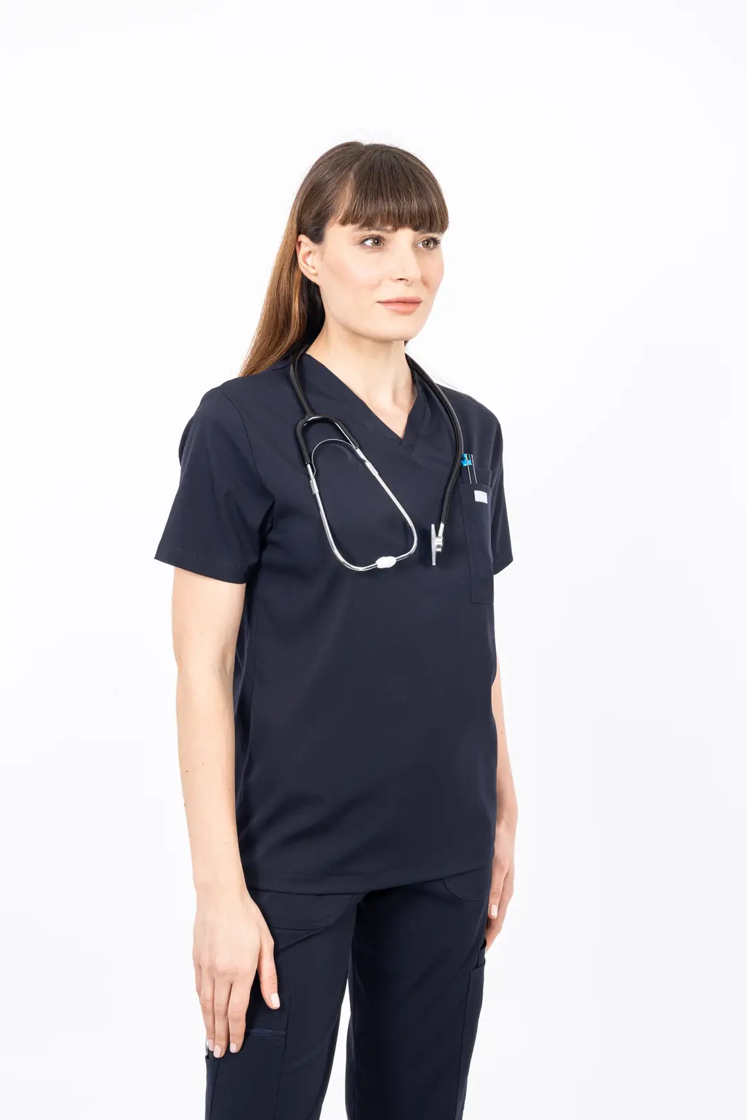 LYON - Koyu Lacivert Kadın Üst Üniforma1 - 3