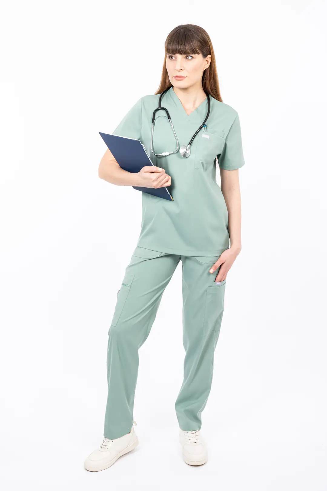 LYON - Limon Yeşili Kadın Üst Üniforma1 - 3