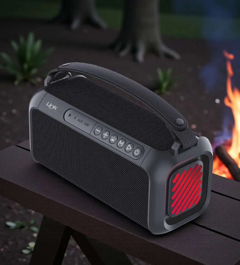 M416 Premium IPX5 Certificated Lighted Bluetooth Speaker - 6