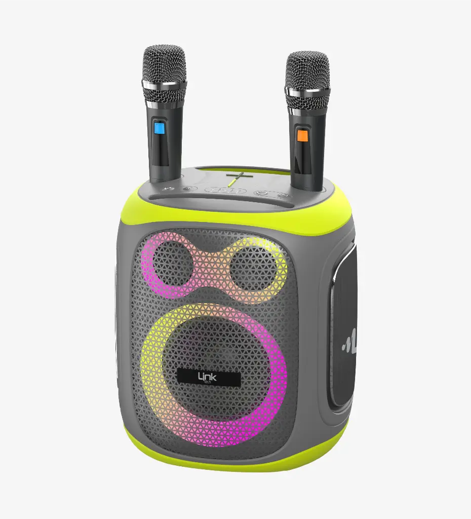 M421 Premium 120W Extra Bass Bluetooth Speaker with Two Wireless Microphone - 3