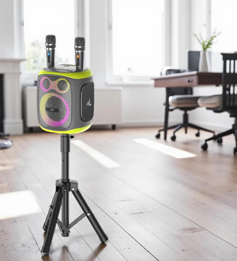 M421 Premium 120W Extra Bass Bluetooth Speaker with Two Wireless Microphone - 6