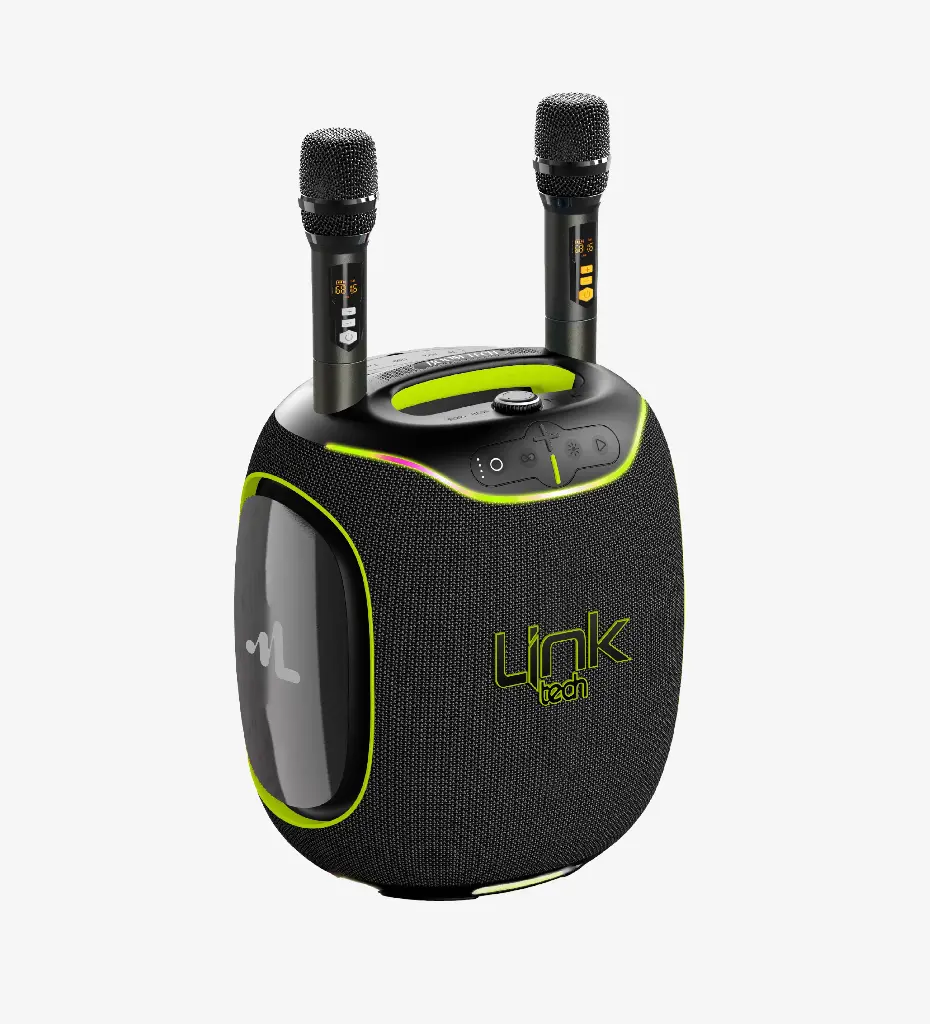 M424 Premium 300W Extra Bass Bluetooth Speaker with Two Wireless Microphone - 2