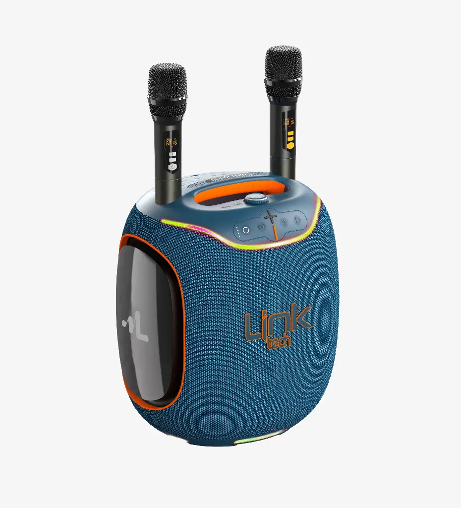 M424 Premium 300W Extra Bass Bluetooth Speaker with Two Wireless Microphone - 3