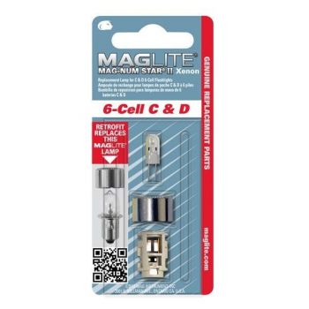 MagLite LMXA601 Mag-Num Star II 6-Cell Xenon Ampul