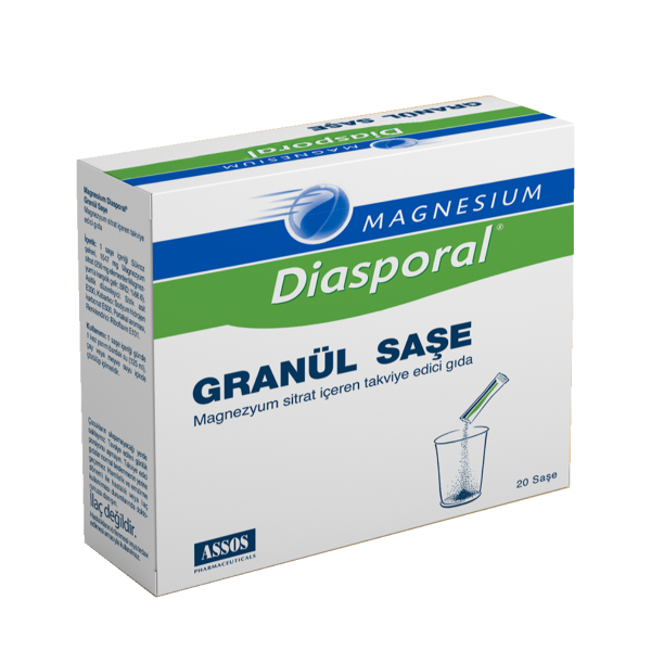 Magnesium Diasporal Granül 20 Saşe