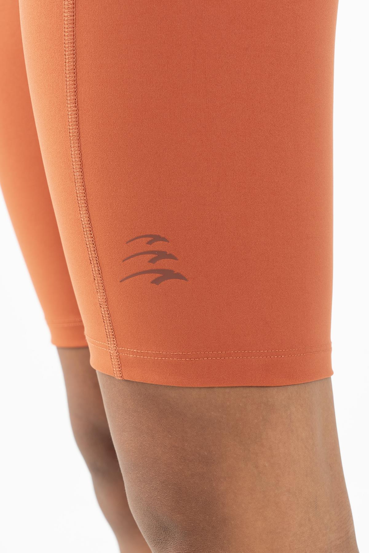 Maraton Biker Kadın Kiremit Şort - 6