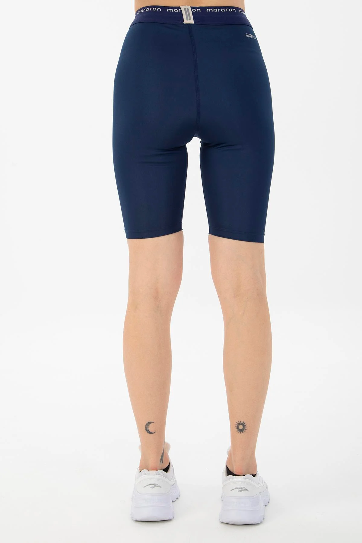 Maraton Biker Kadın Navy Şort - 7