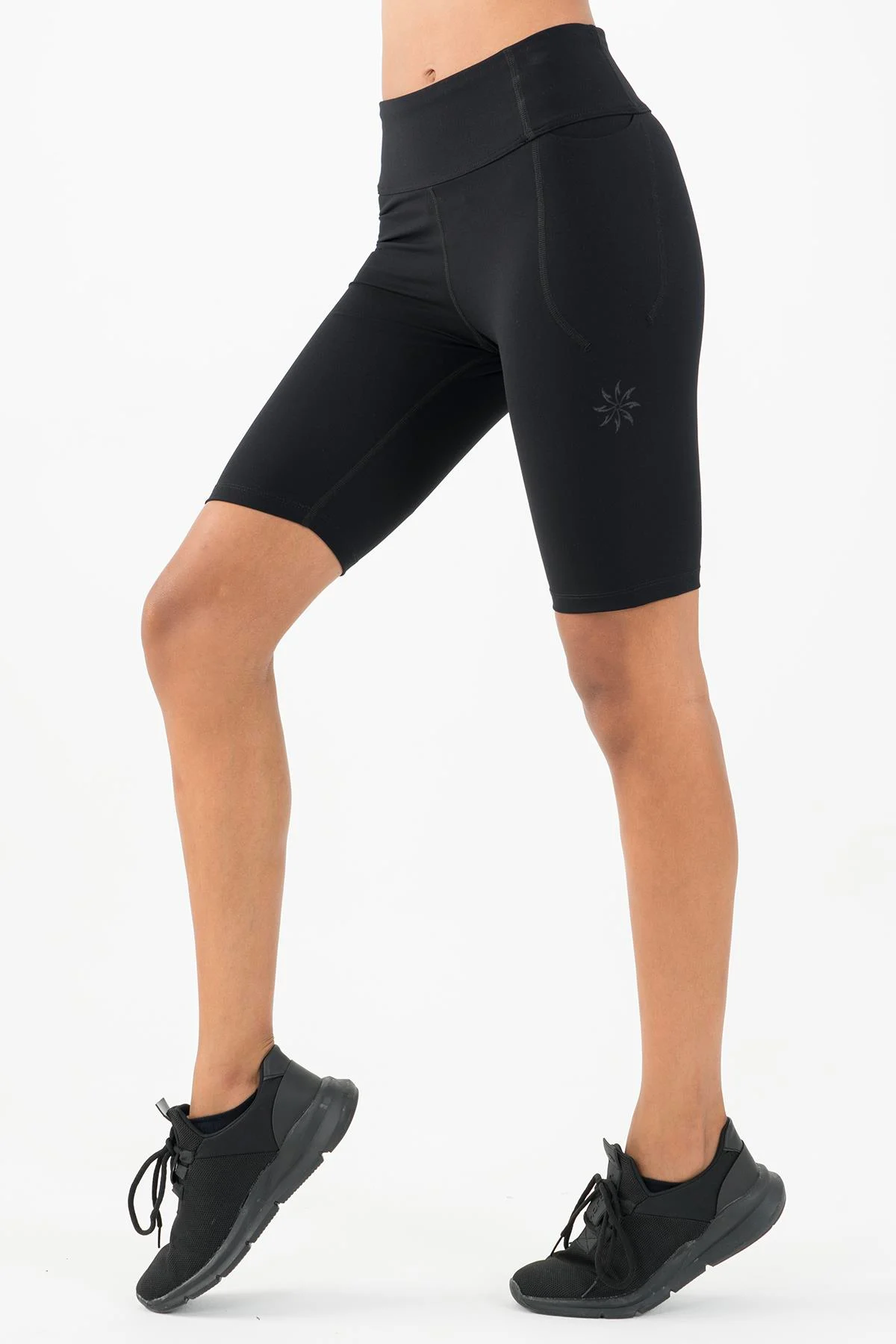 Maraton Biker Kadın Şort Siyah- Şort - 4