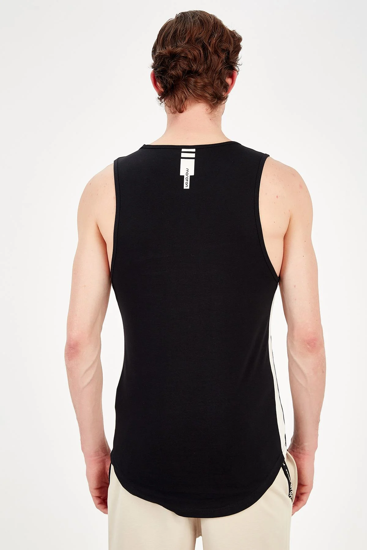 Maraton Comfort Erkek Bisiklet Yaka Siyah T-shirt - 3