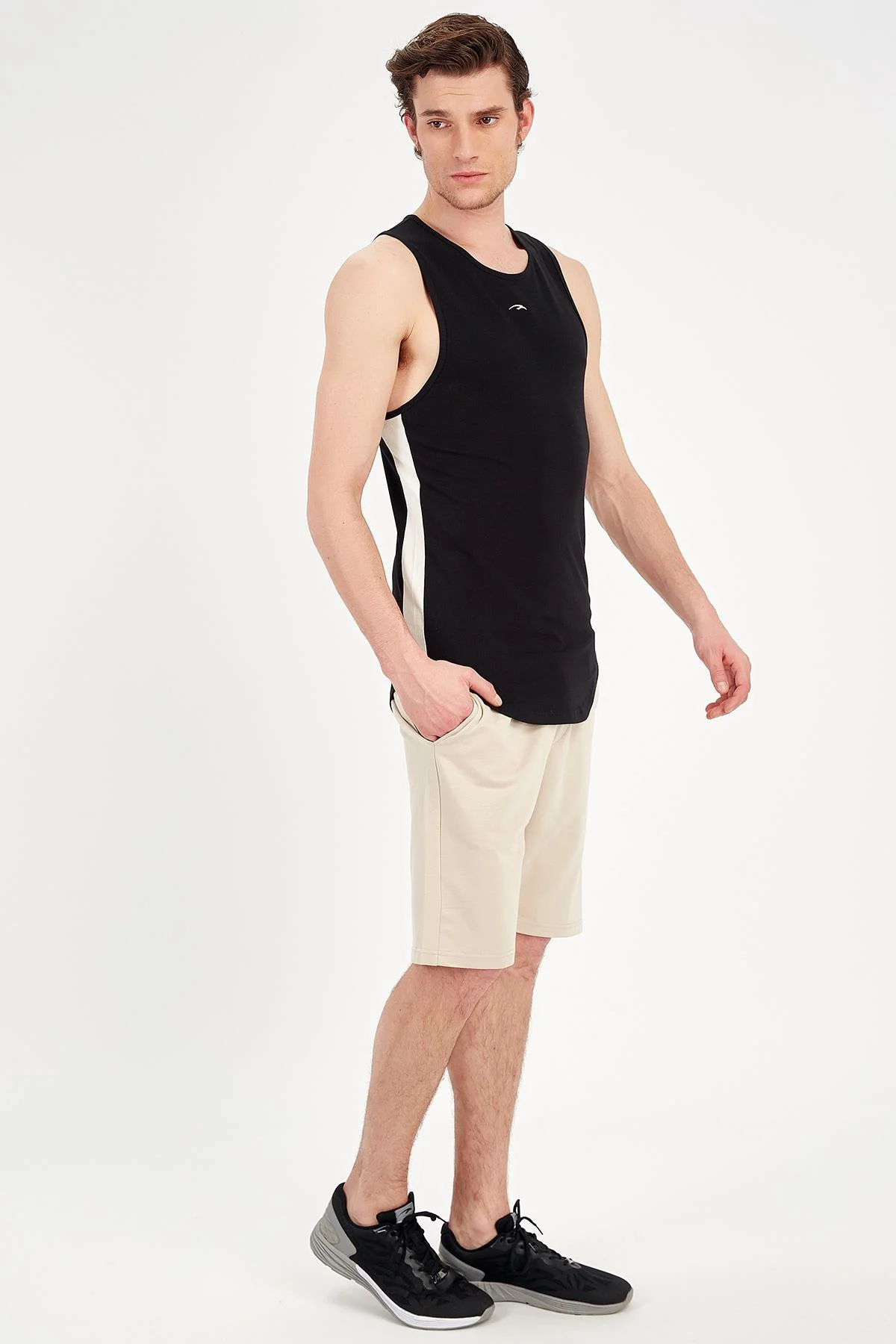 Maraton Comfort Erkek Bisiklet Yaka Siyah T-shirt - 5