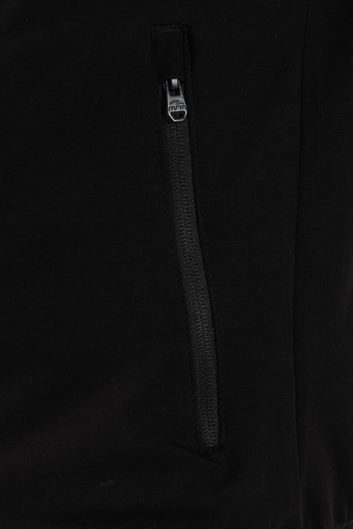 Maraton Comfort Erkek Dik Yaka Dar Paça Siyah Eşofman Takımı - 8