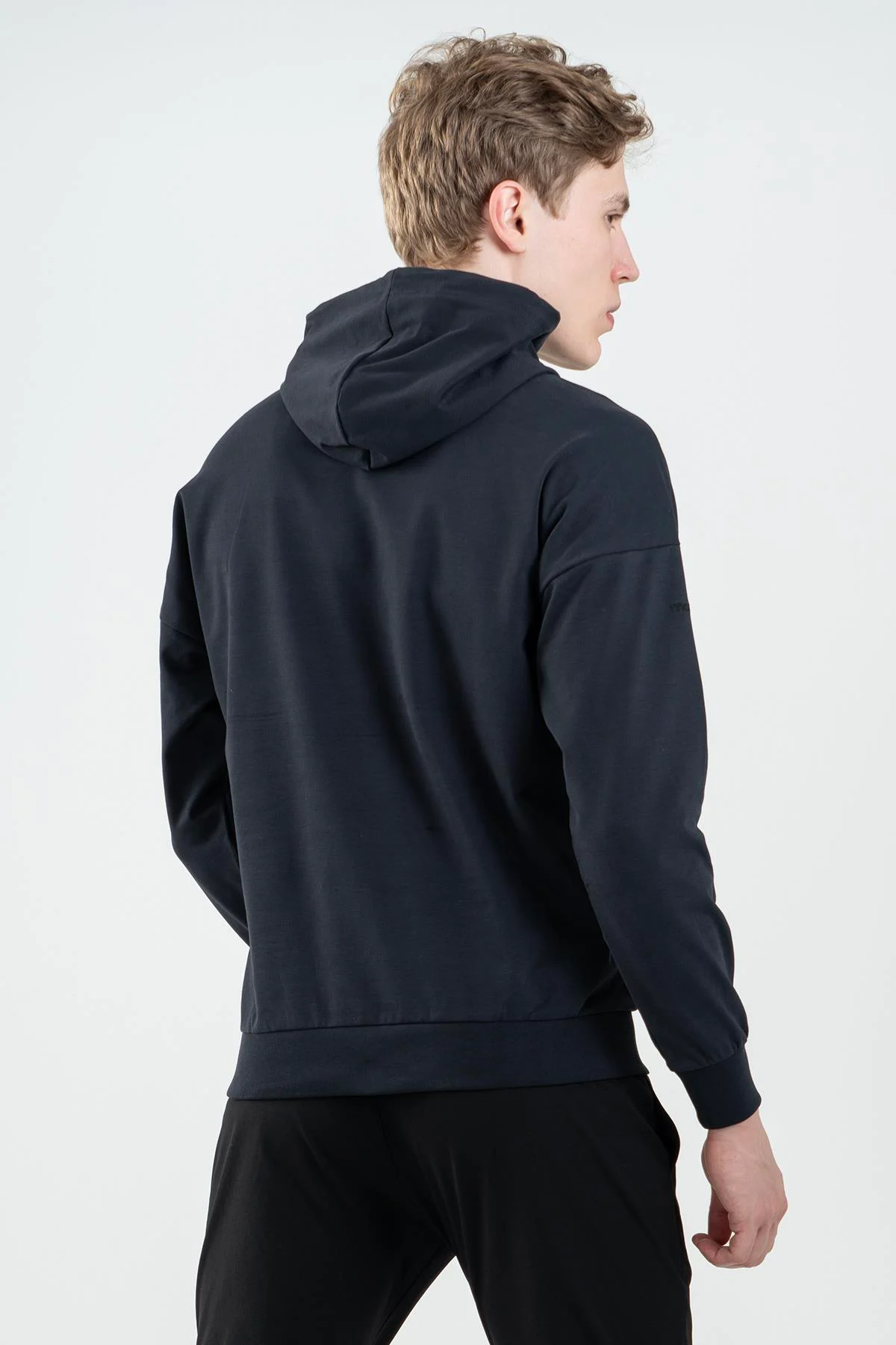 Maraton Comfort Erkek Kapüşonlu Antrasit Sweatshirt - 3