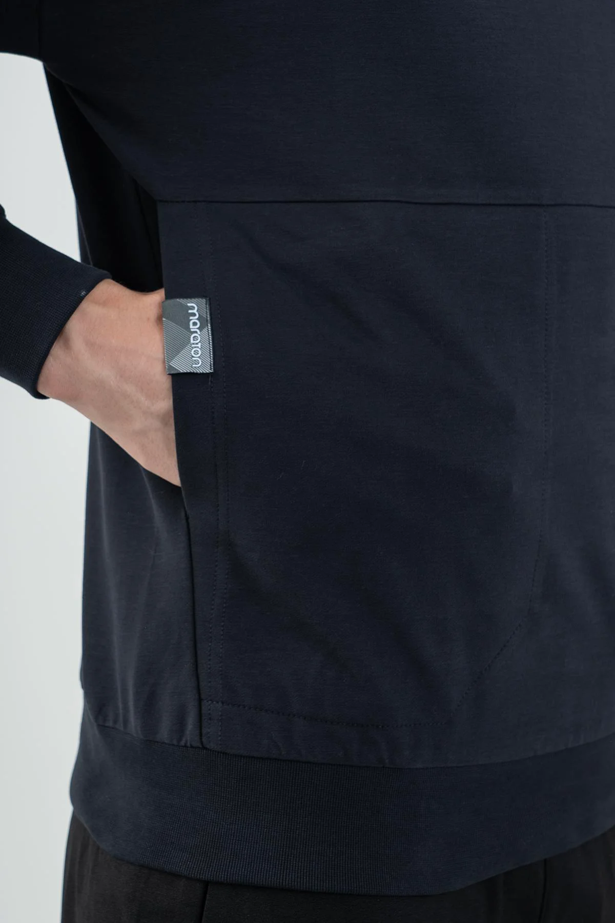 Maraton Comfort Erkek Kapüşonlu Antrasit Sweatshirt - 6