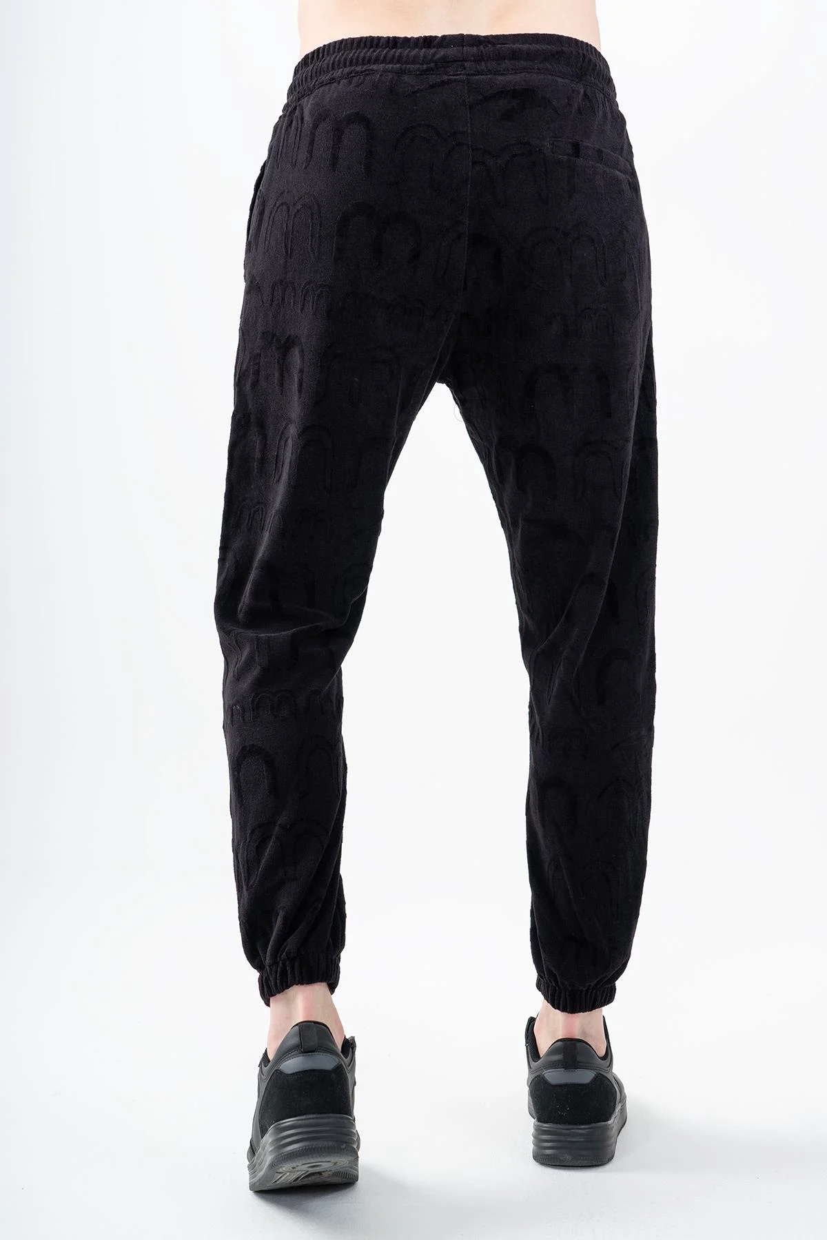 Maraton Comfort Erkek Lastik Paça Siyah Eşofman Altı - 3