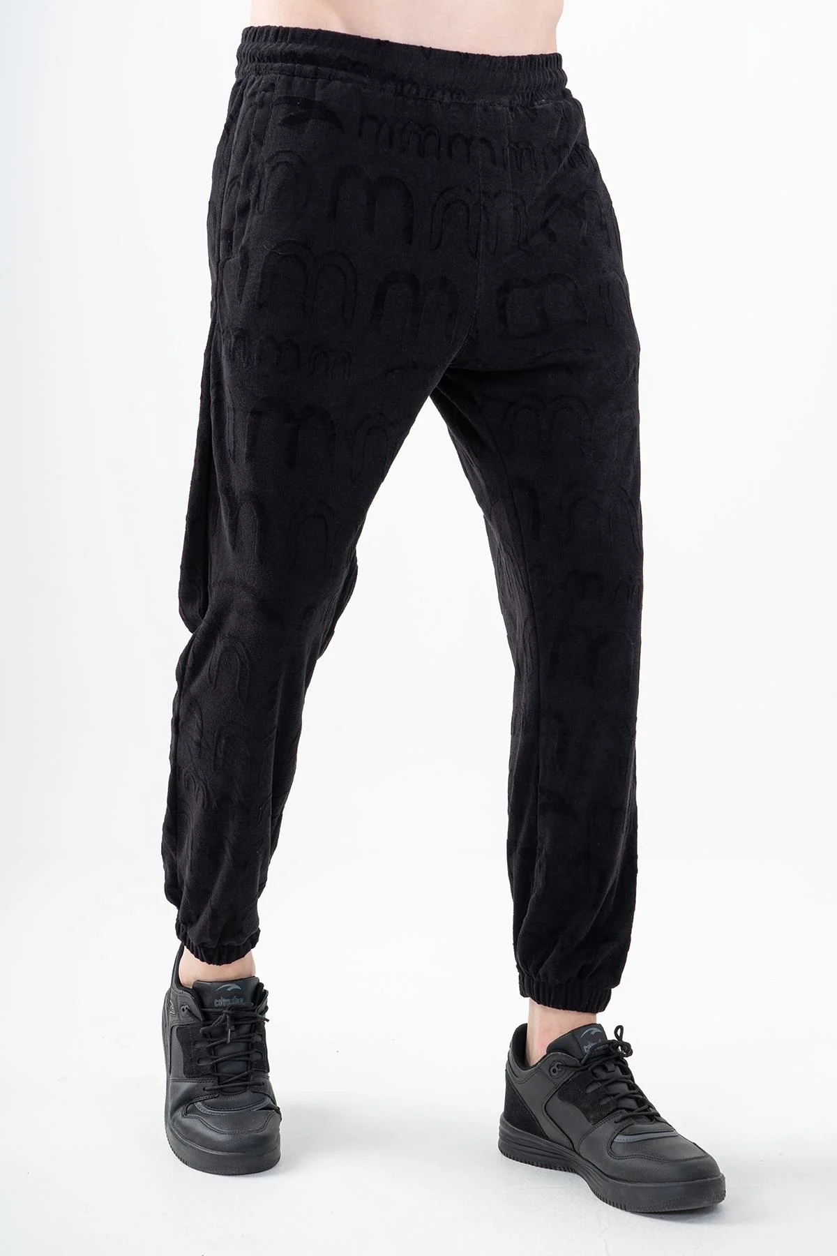 Maraton Comfort Erkek Lastik Paça Siyah Eşofman Altı - 4