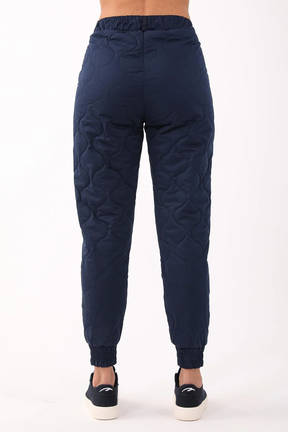 Maraton Comfort Kadın Dönüşlü Paça Açık Lacivert- Pantolon - 3