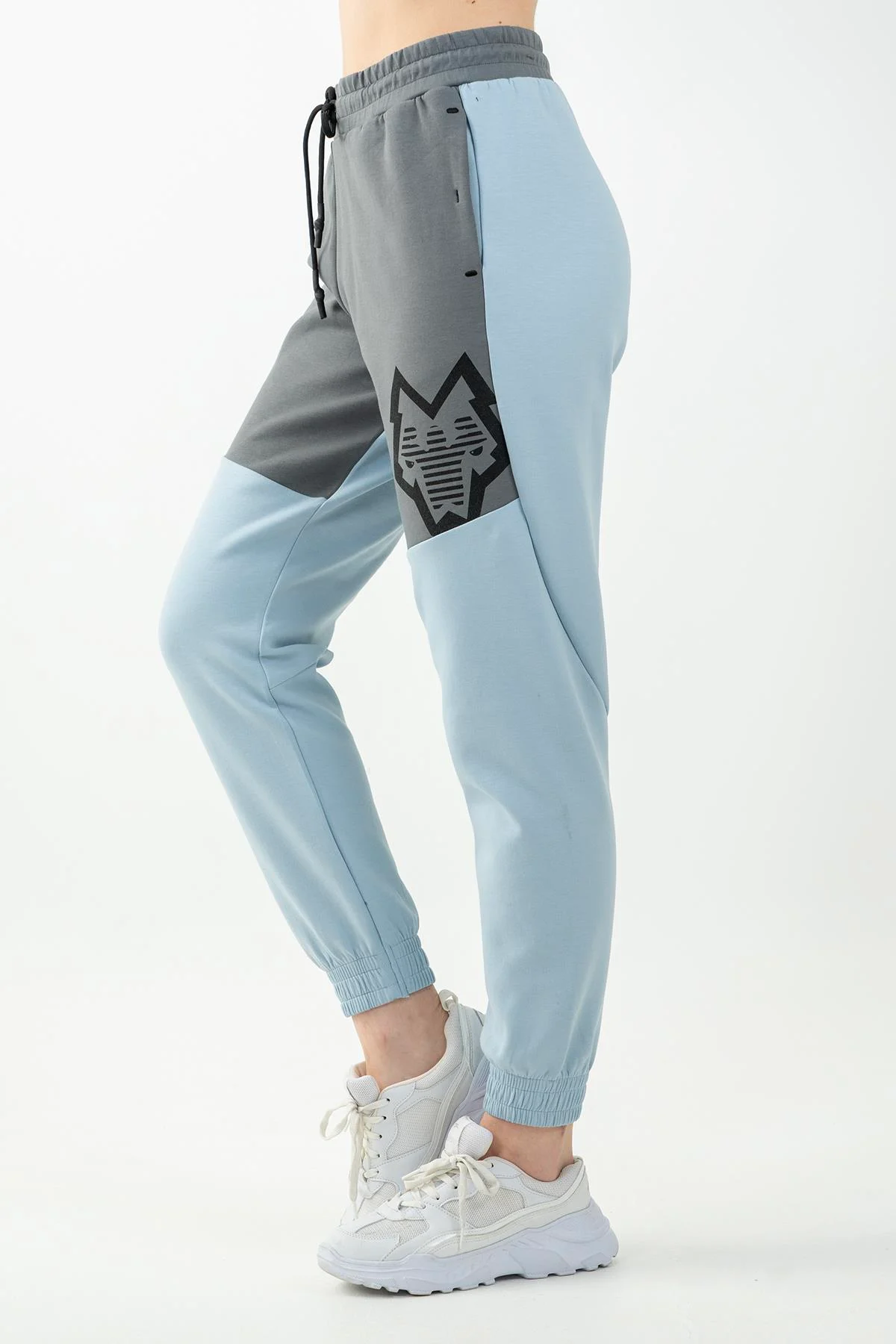 Maraton Comfort Kadın Dönüşlü Paça Sislimavi Pantolon - 4