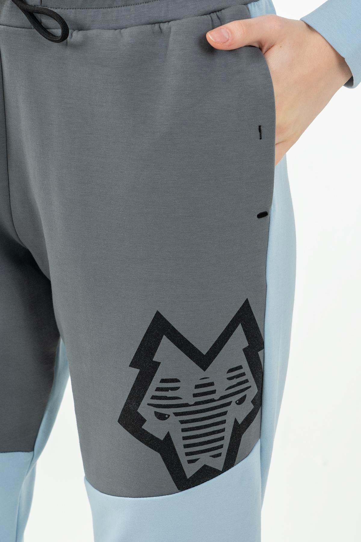 Maraton Comfort Kadın Dönüşlü Paça Sislimavi Pantolon - 6