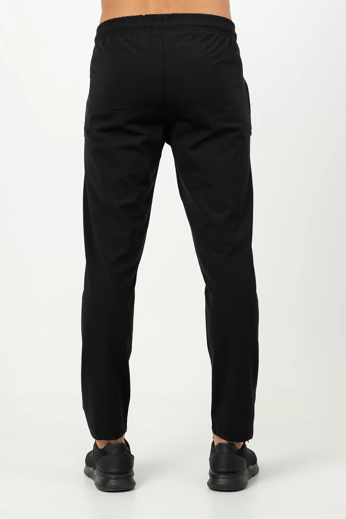 Maraton Erkek Düz Paça Siyah Eşofman Altı - 3