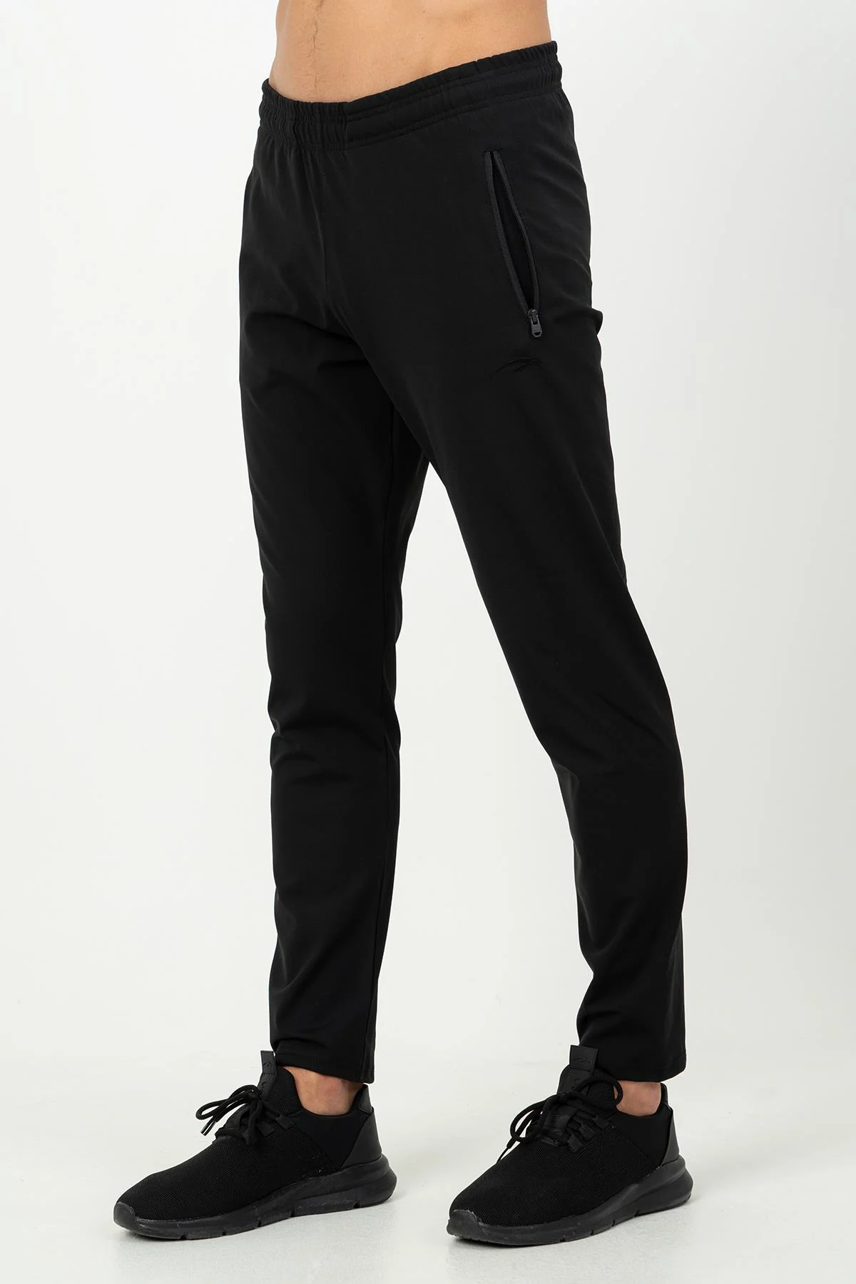 Maraton Erkek Düz Paça Siyah Eşofman Altı - 6