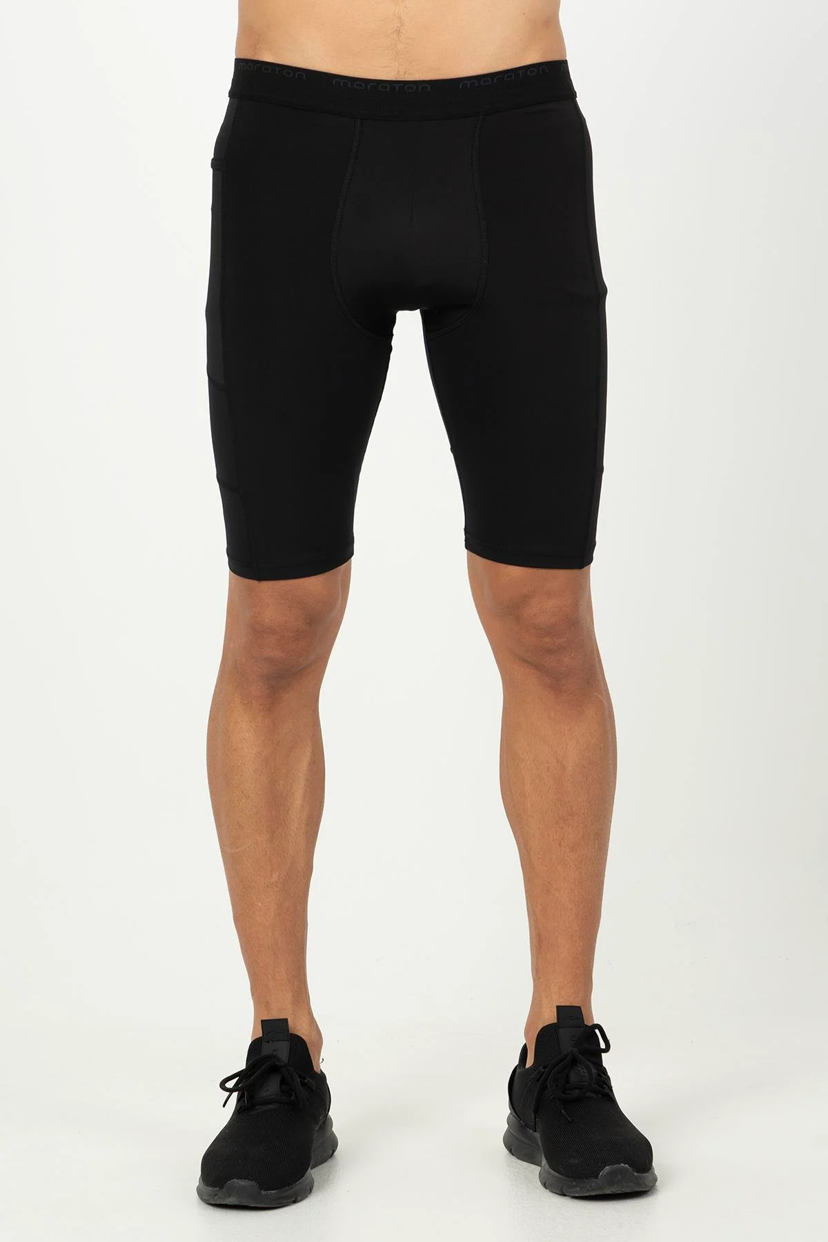Maraton Erkek Siyah- Tayt