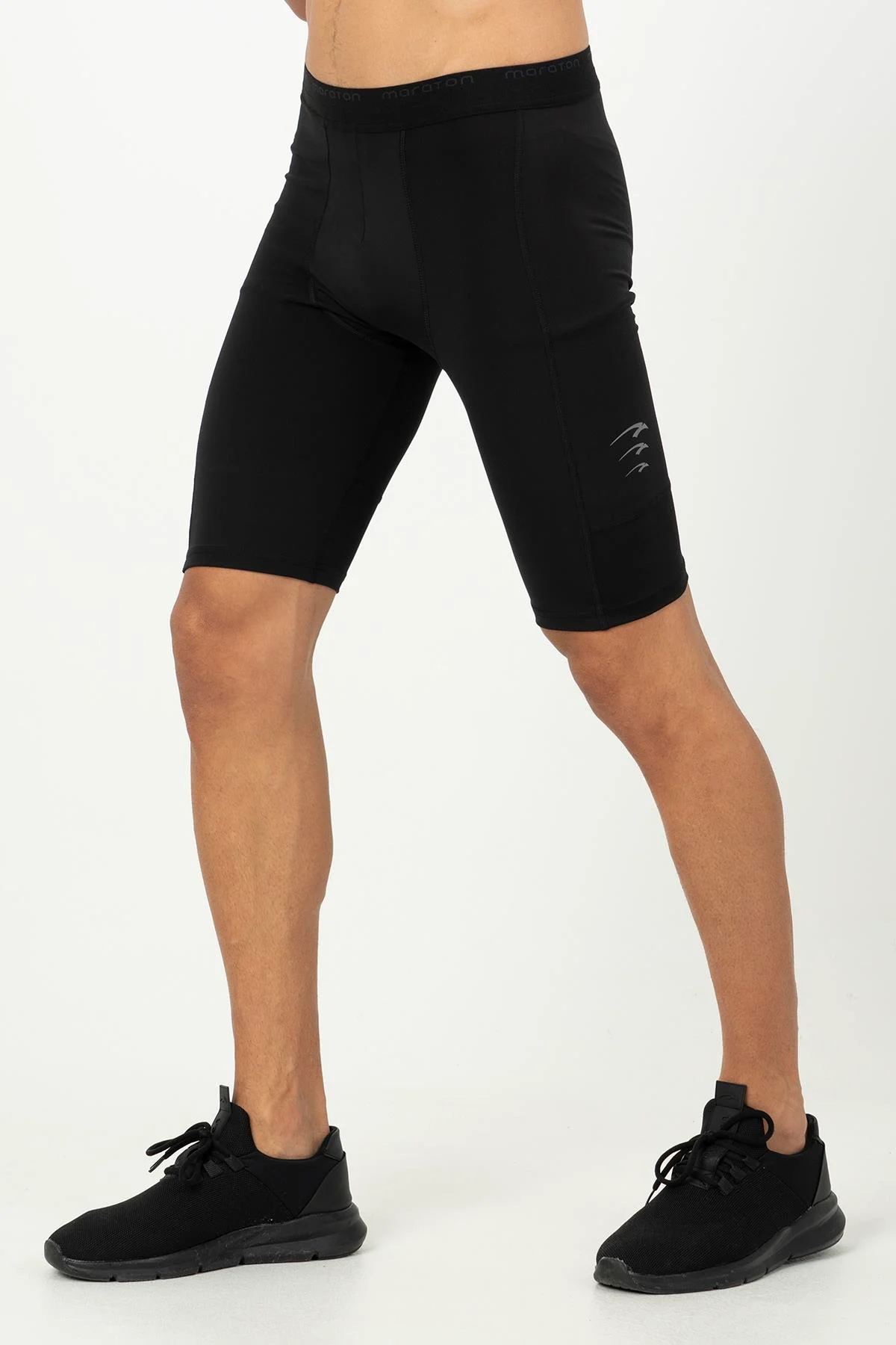 Maraton Erkek Siyah- Tayt - 4