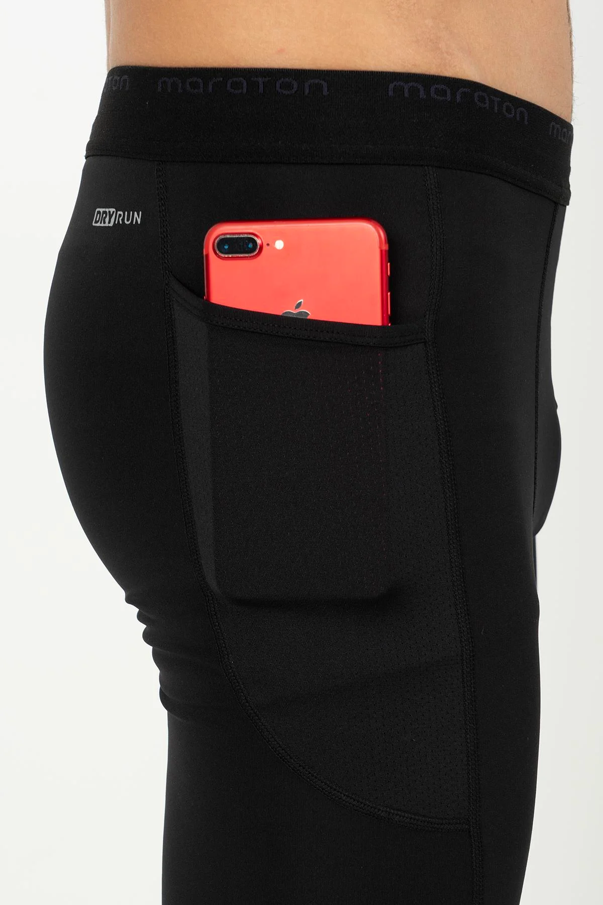 Maraton Erkek Siyah- Tayt - 6
