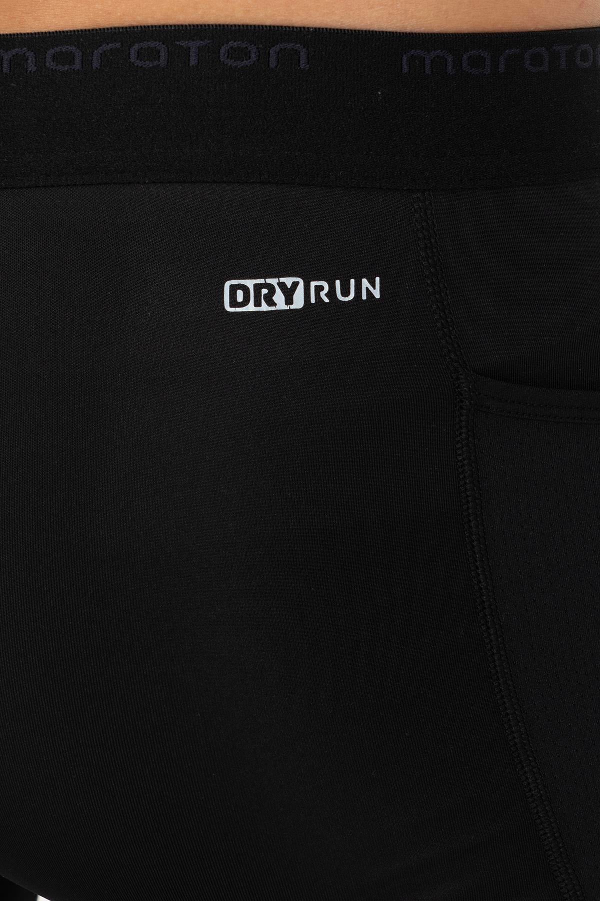 Maraton Erkek Siyah- Tayt - 7