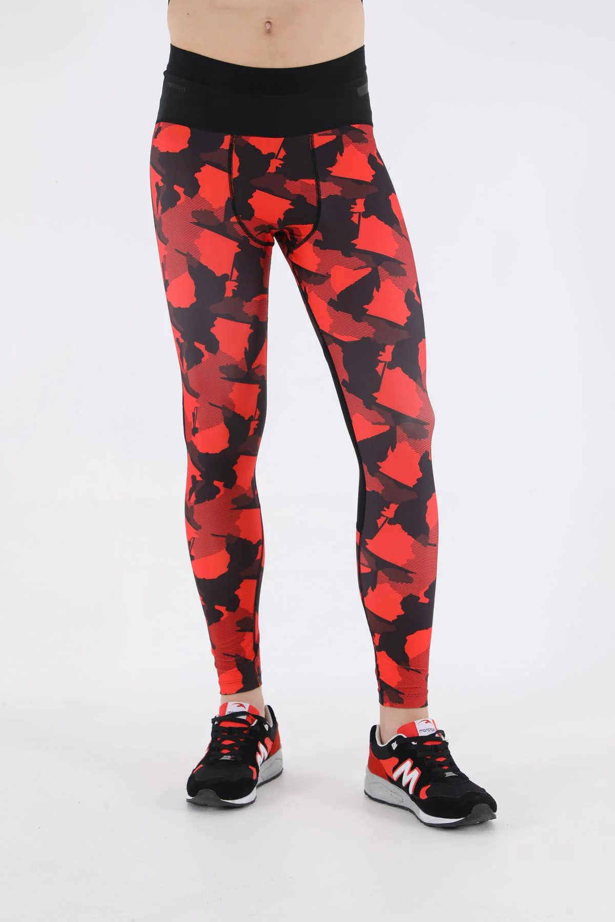 Maraton Erkek Turuncu Tayt