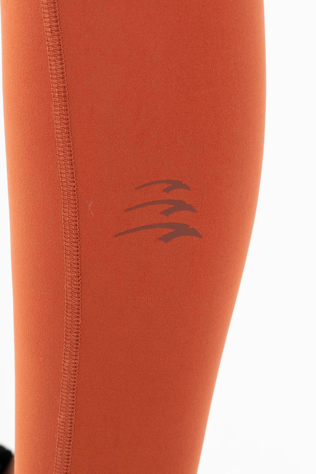 Maraton Full Lenght Kadın Kiremit Tayt - 7