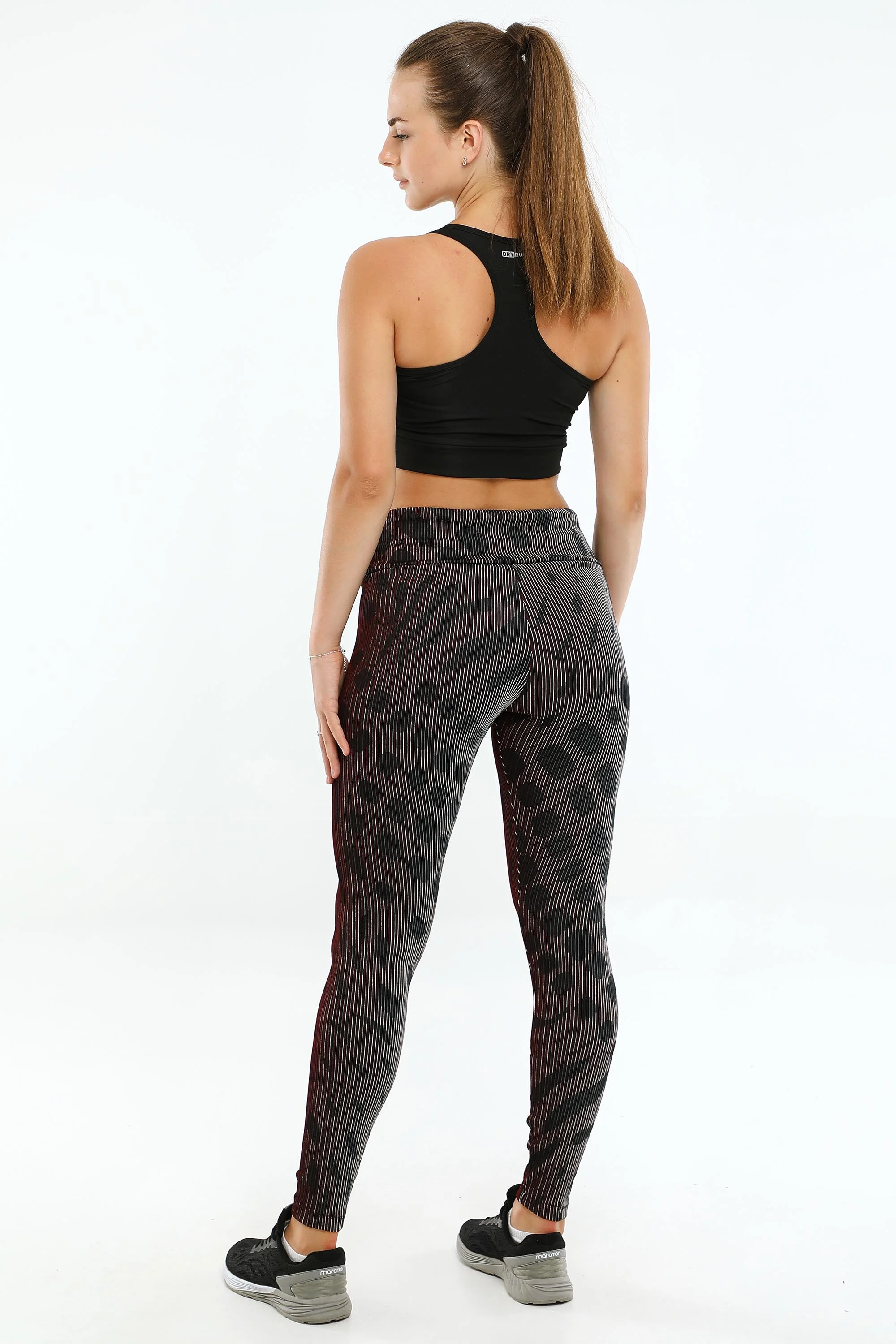 Maraton Full Lenght Kadın Kırmızı Tayt - 5