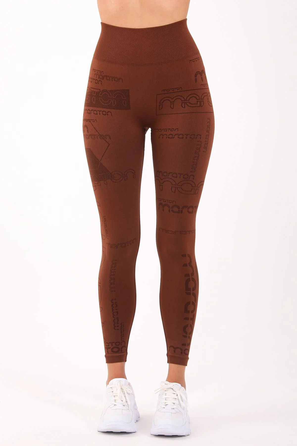 Maraton Kadın Sepya Tayt