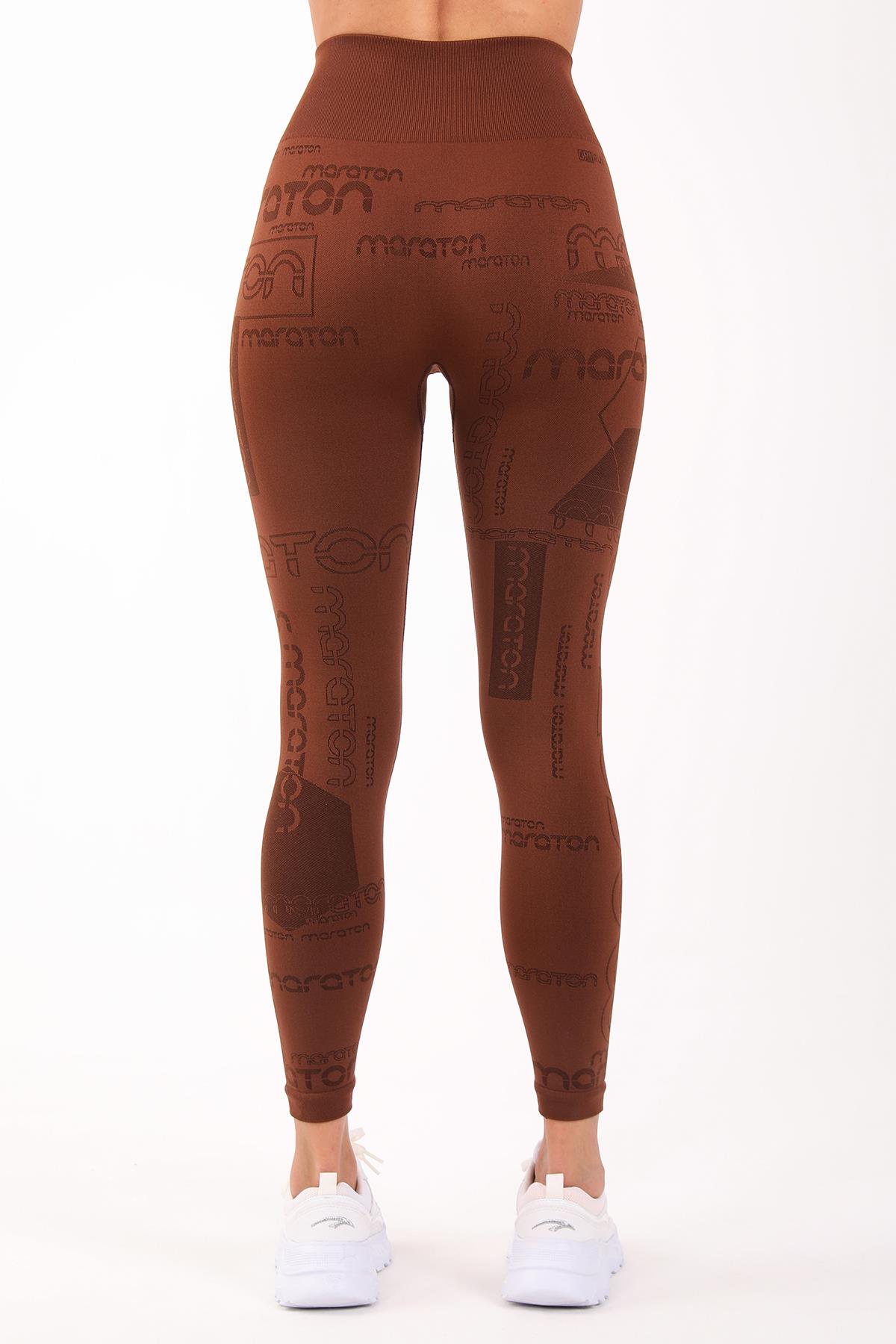 Maraton Kadın Sepya Tayt - 3