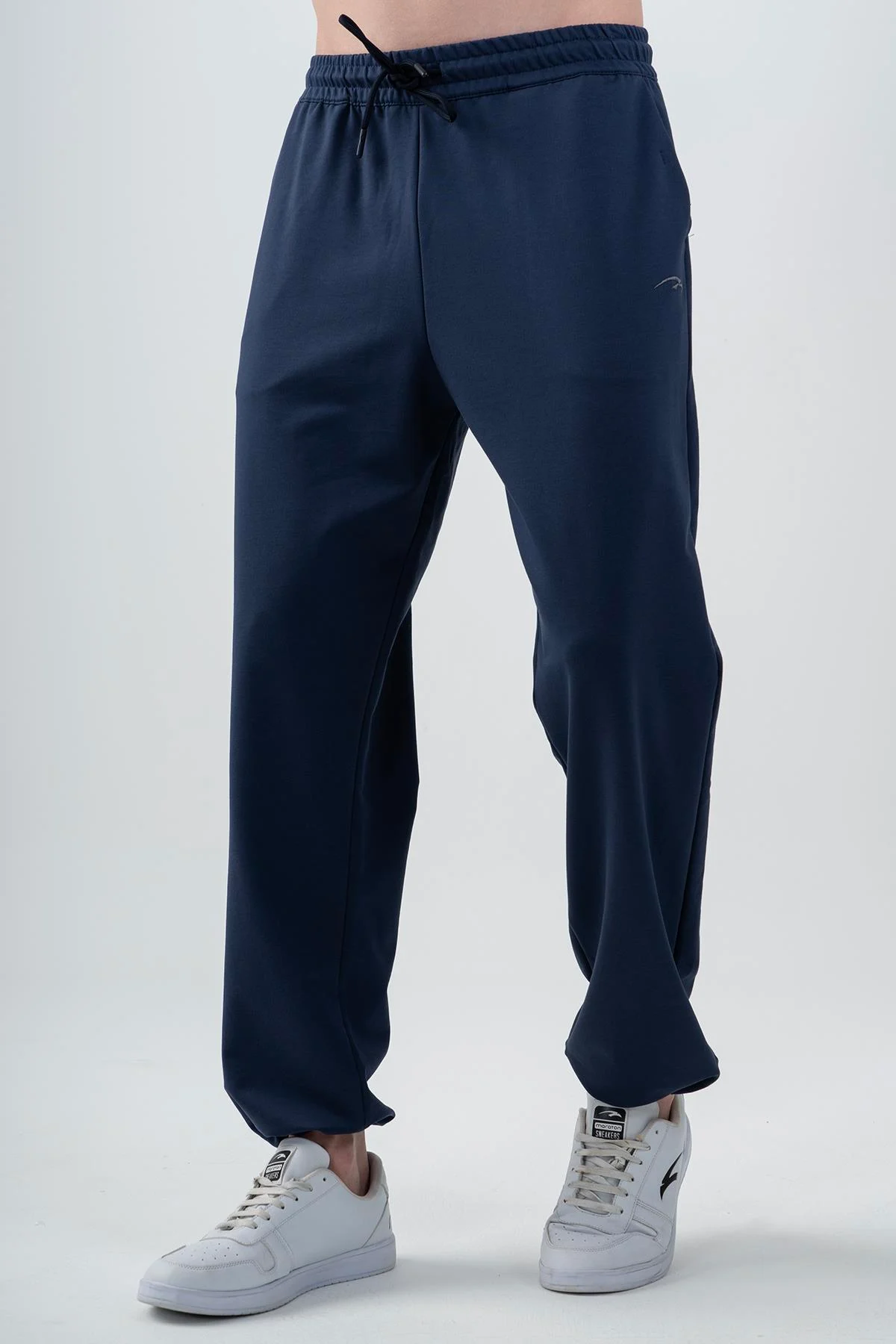 Maraton Oversize Erkek Tress Lastik Açık Laciver Eşofman Altı - 5