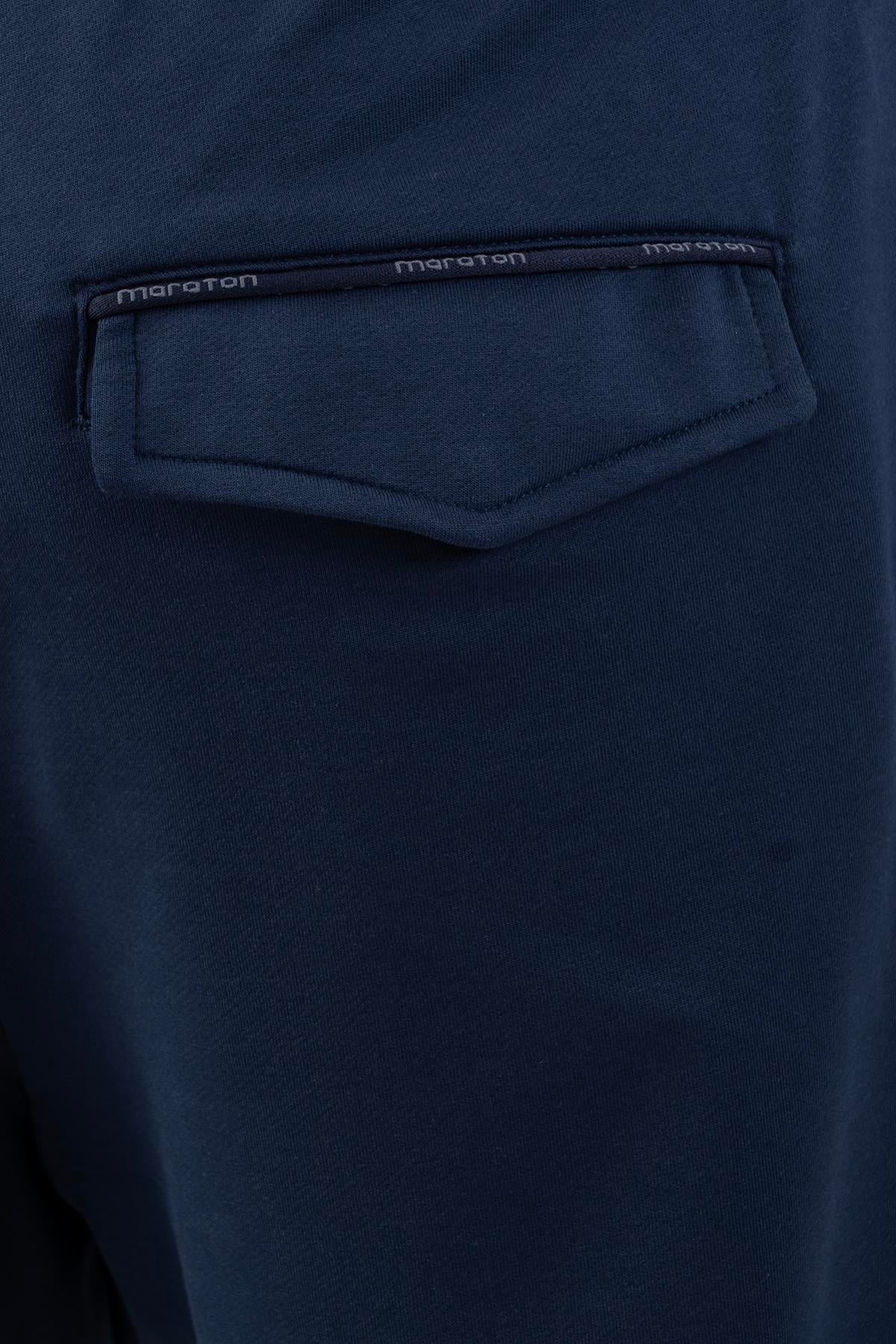 Maraton Oversize Erkek Tress Lastik Açık Laciver Eşofman Altı - 7