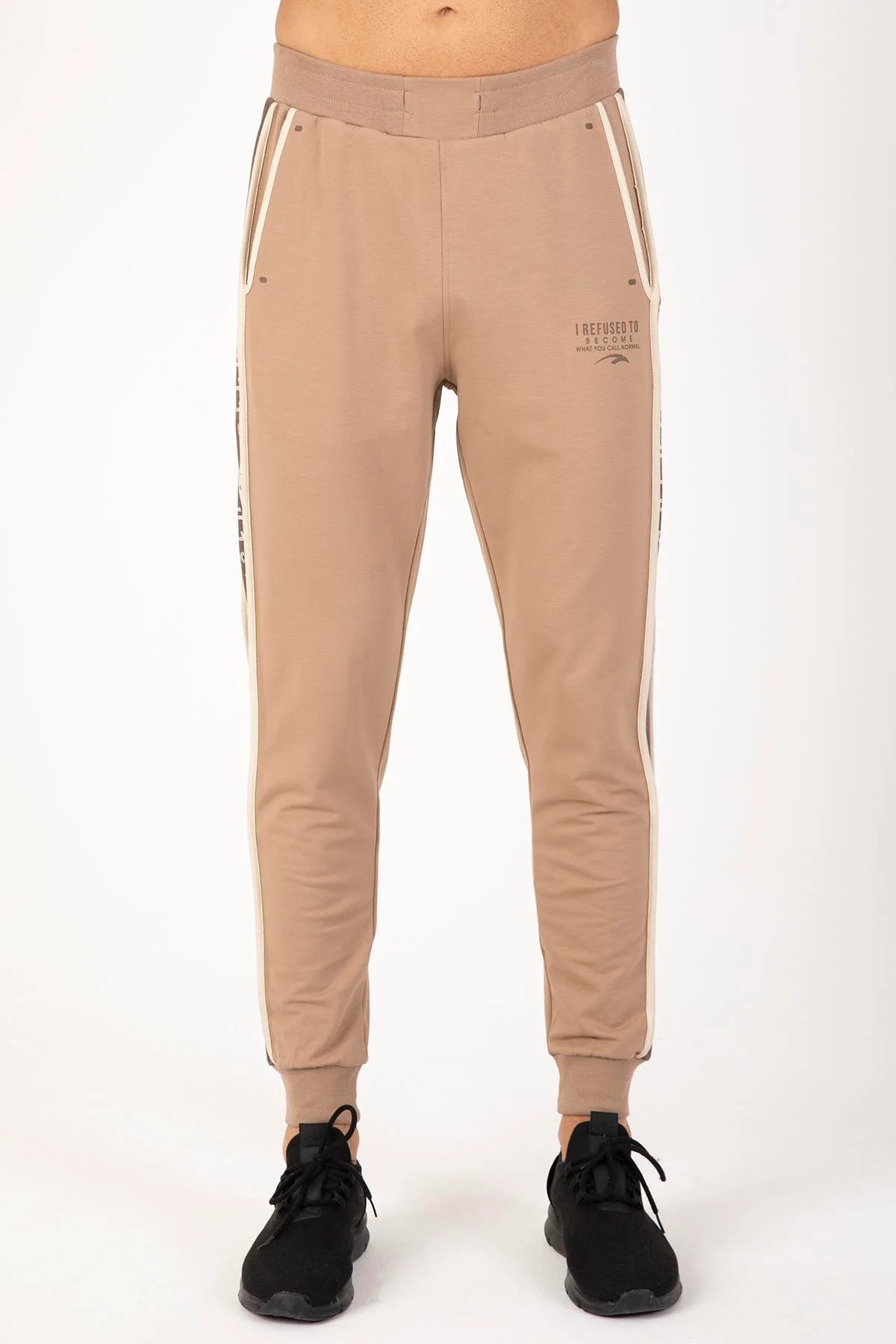 Maraton Regular Erkek Açık Vizon Eşofman Altı