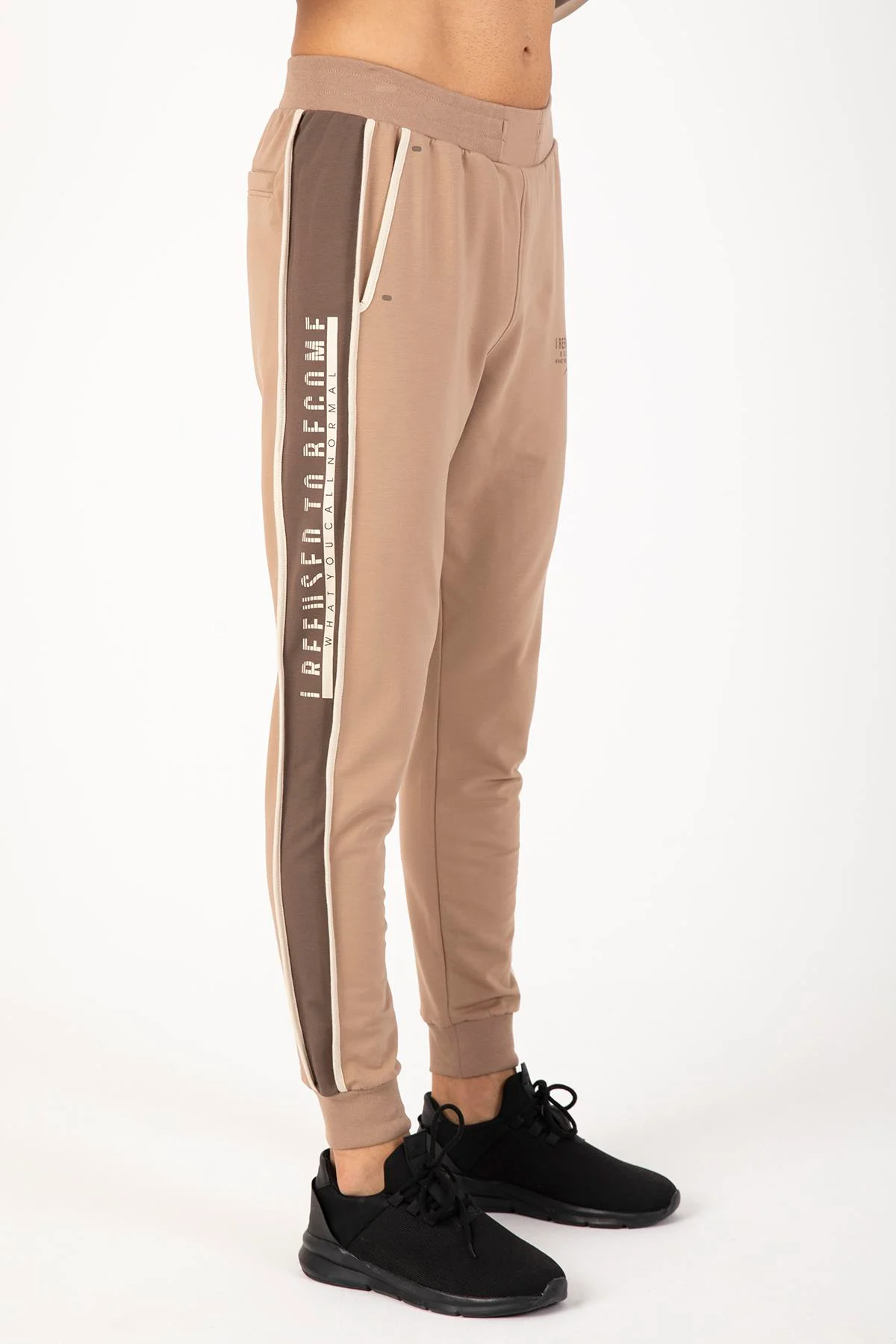 Maraton Regular Erkek Açık Vizon Eşofman Altı - 4