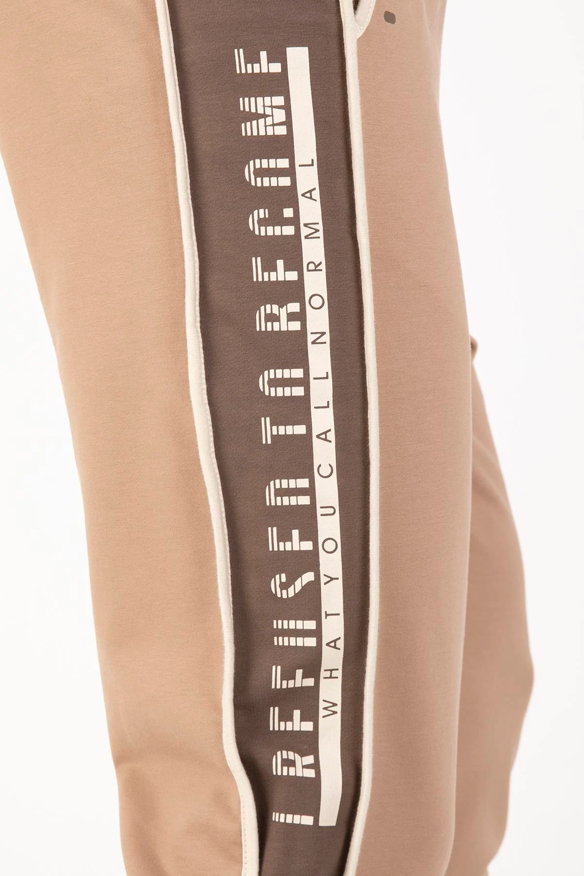 Maraton Regular Erkek Açık Vizon Eşofman Altı - 7