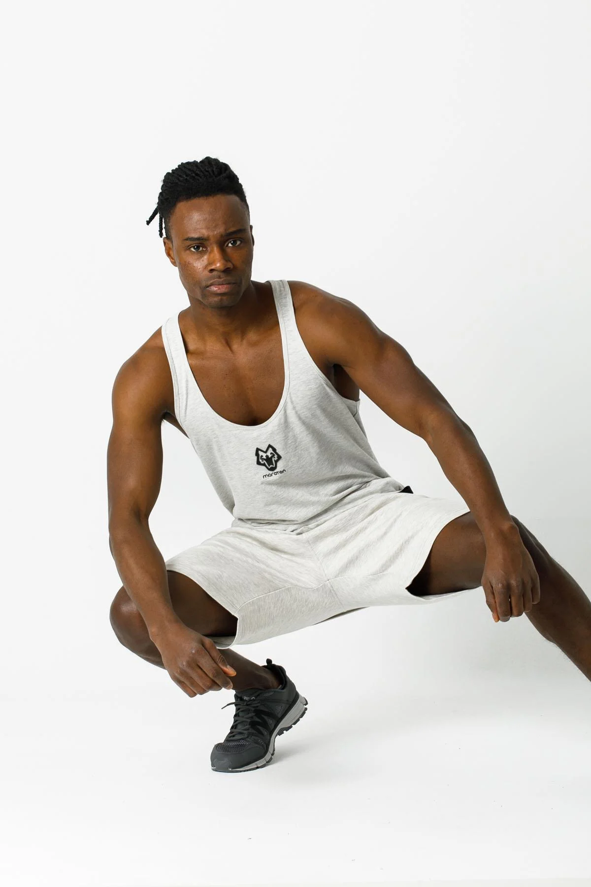 Maraton Regular Erkek Atlet Yaka Ekru Atlet - 6