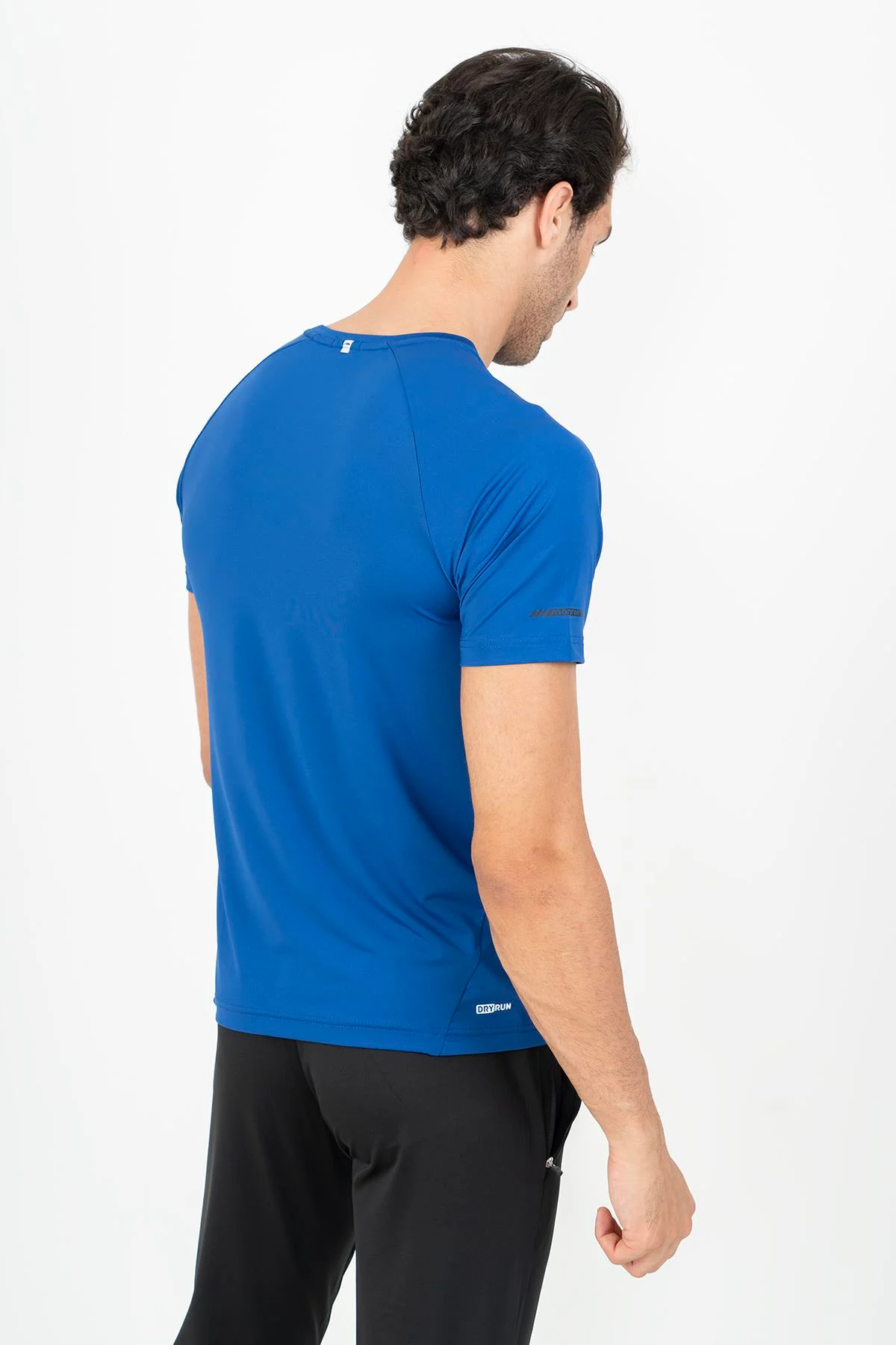 Maraton Regular Erkek Bisiklet Yaka Saks T-shirt - 3