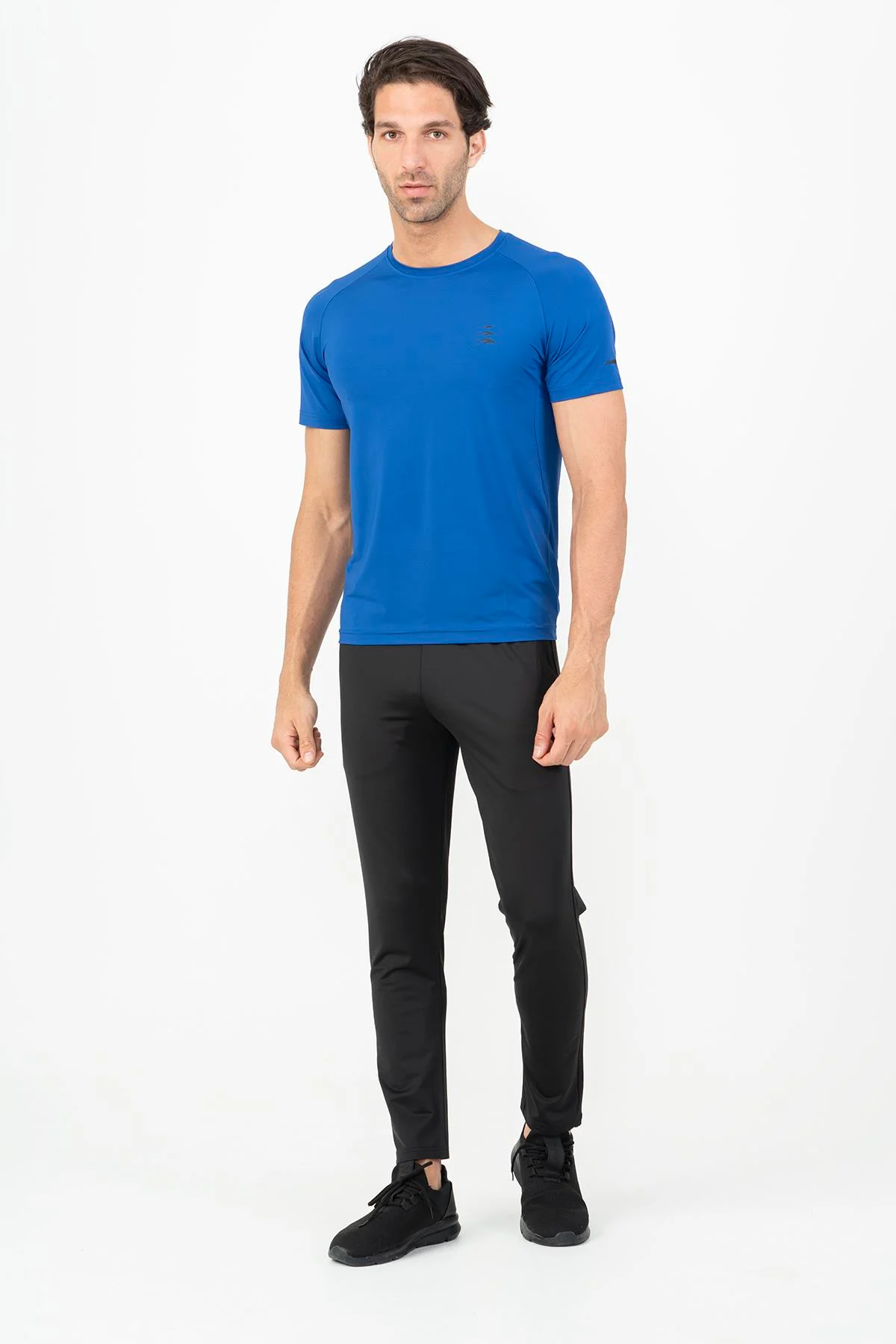 Maraton Regular Erkek Bisiklet Yaka Saks T-shirt - 5