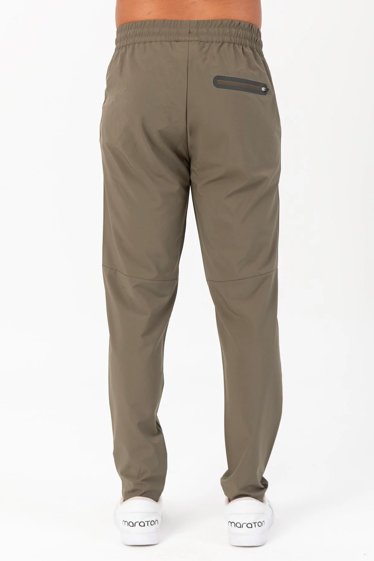 Maraton Regular Erkek Dar Paça Açık Haki- Eşofman Altı - 3