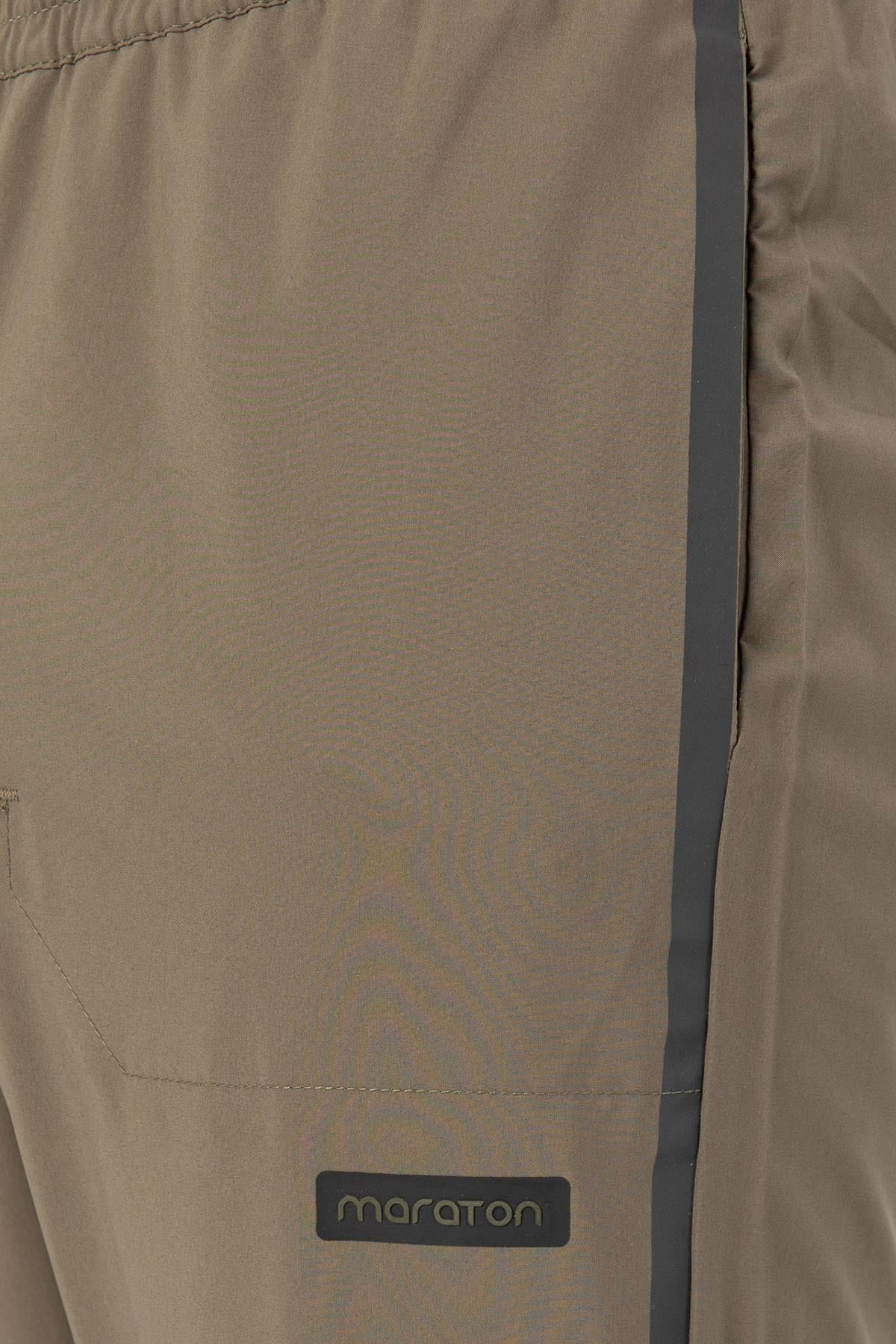 Maraton Regular Erkek Dar Paça Açık Haki- Eşofman Altı - 6
