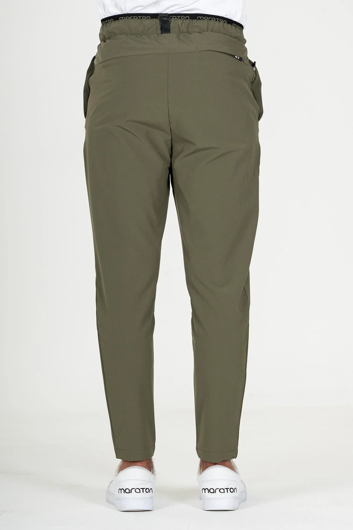 Maraton Regular Erkek Dar Paça Açık Haki- Pantolon - 3