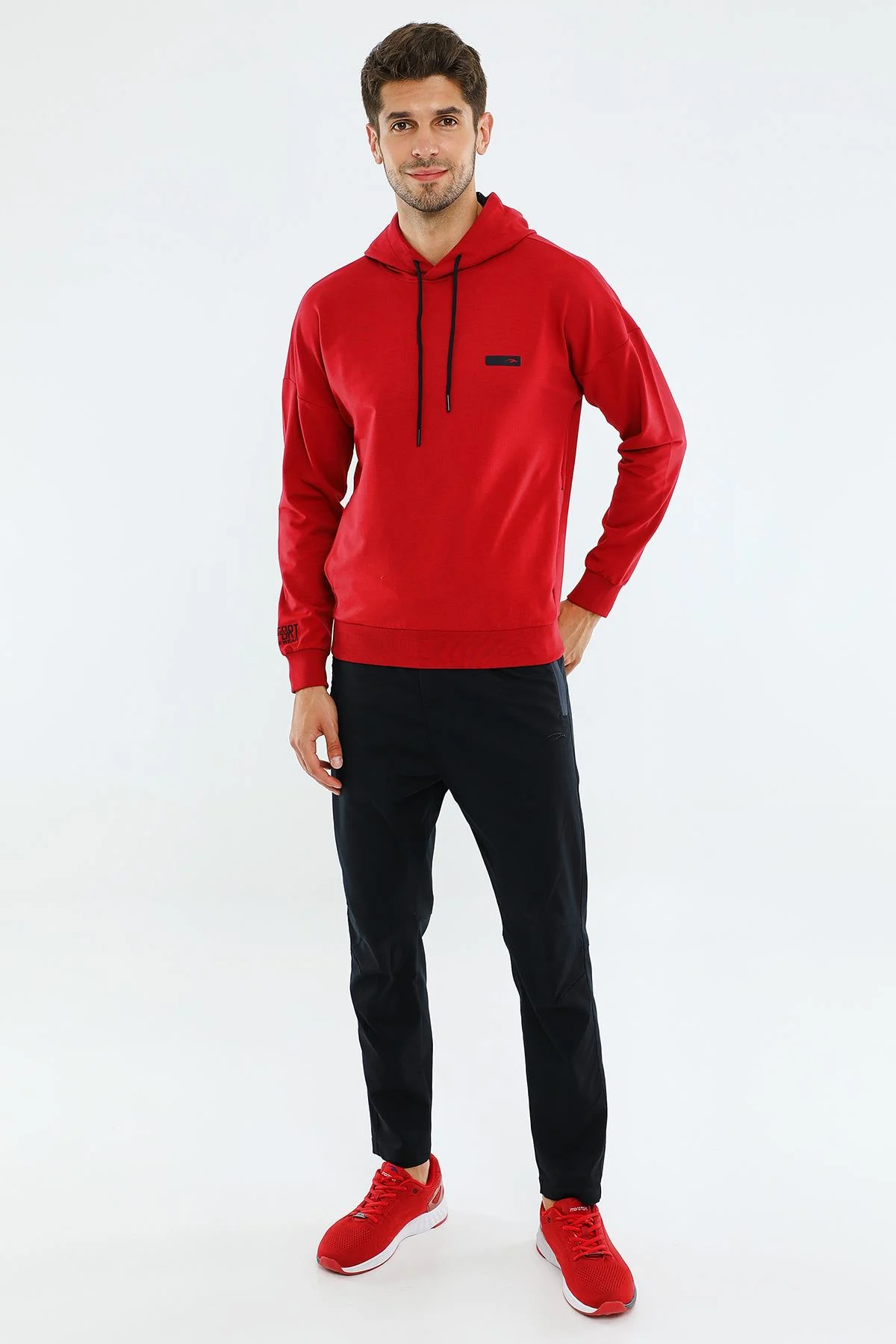 Maraton Regular Erkek Dar Paça Lacivert Pantolon - 4