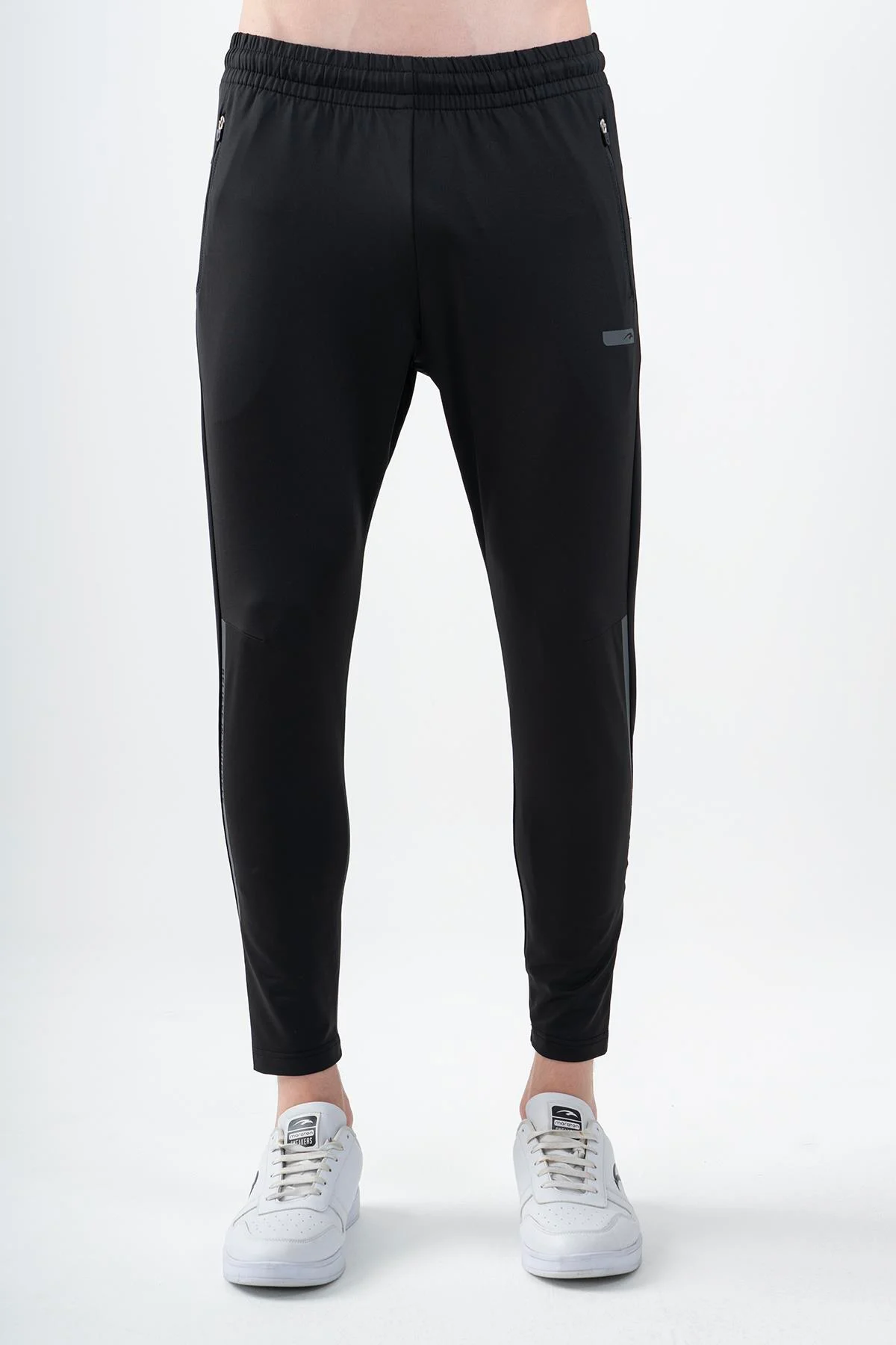 Maraton Regular Erkek Dar Paça Siyah- Eşofman Altı